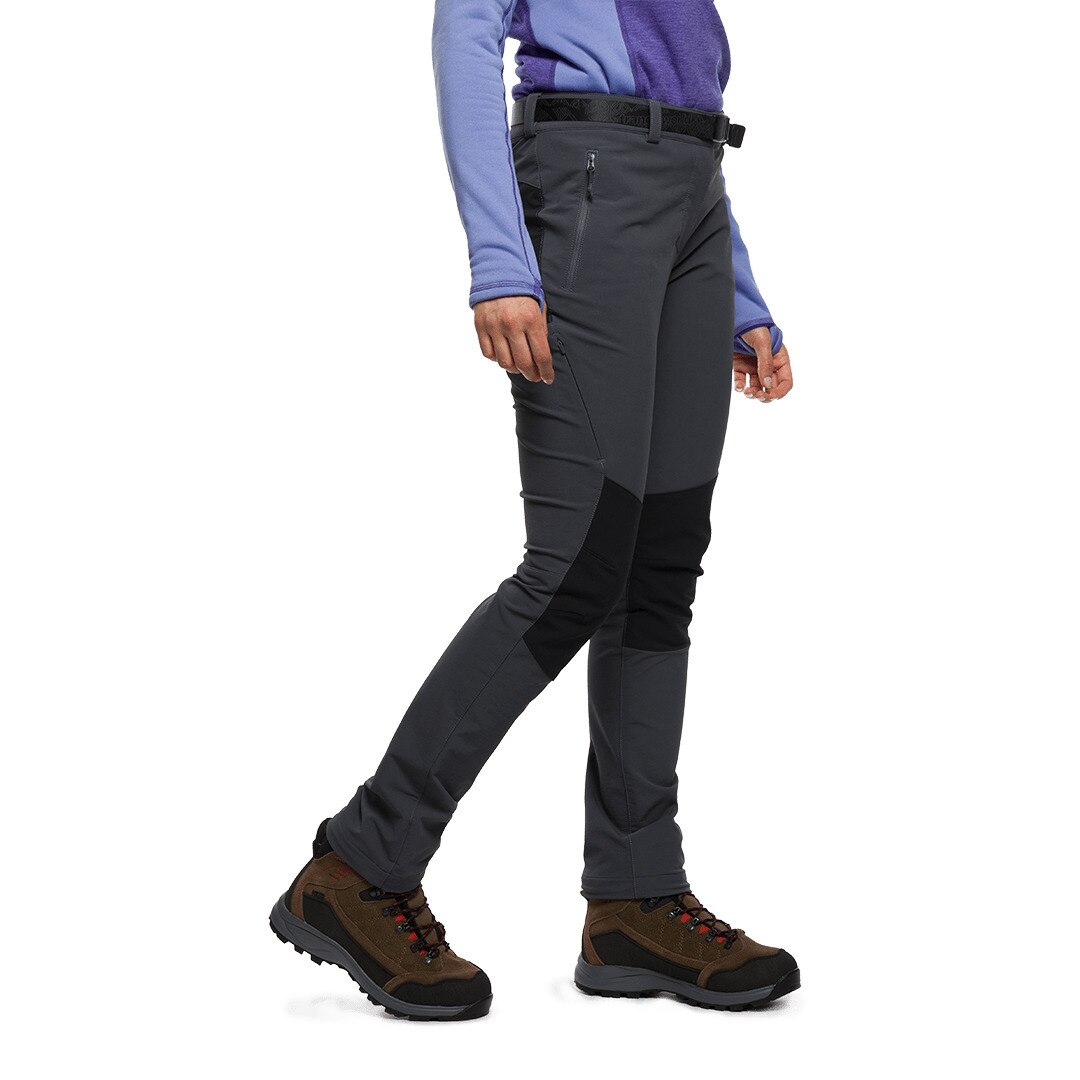 Pantalón largo de mujer Dunai dr Trangoworld - Gris / Negro Gris / Negro-4