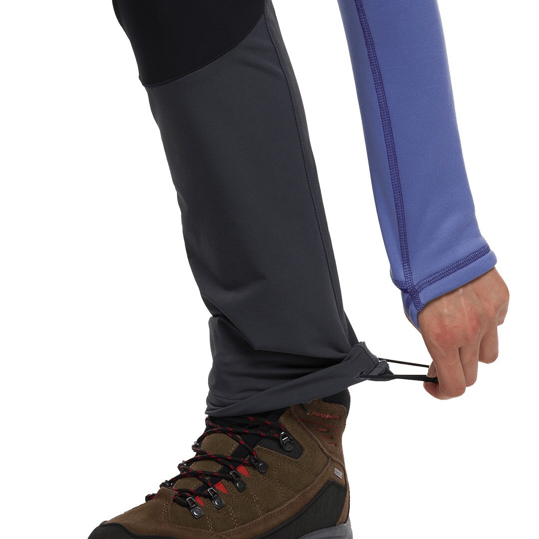 Pantalón largo de mujer Dunai dr Trangoworld - Gris / Negro Gris / Negro-8