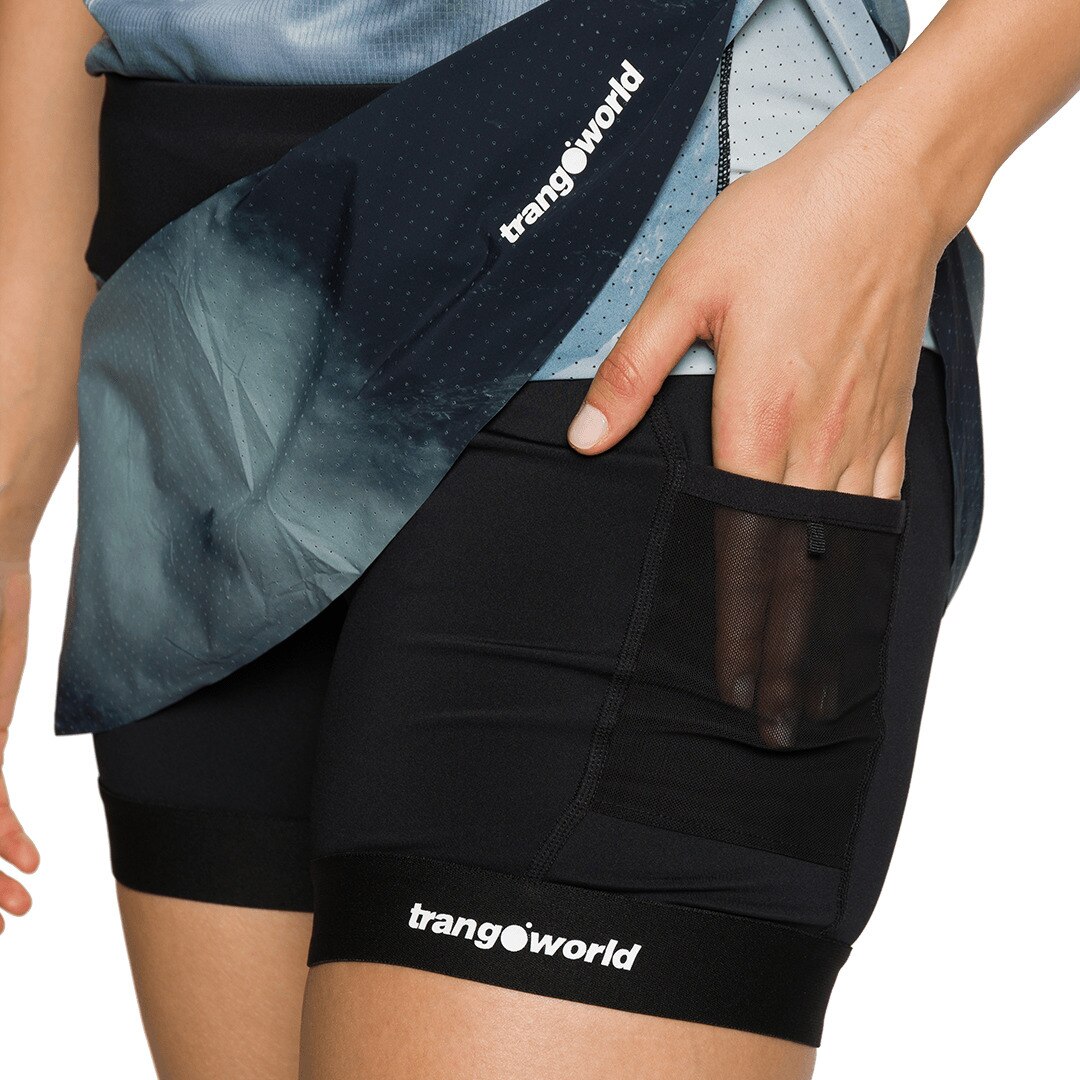 Imagen 5 de Falda de mujer Oulettes Trangoworld - Gris Gris