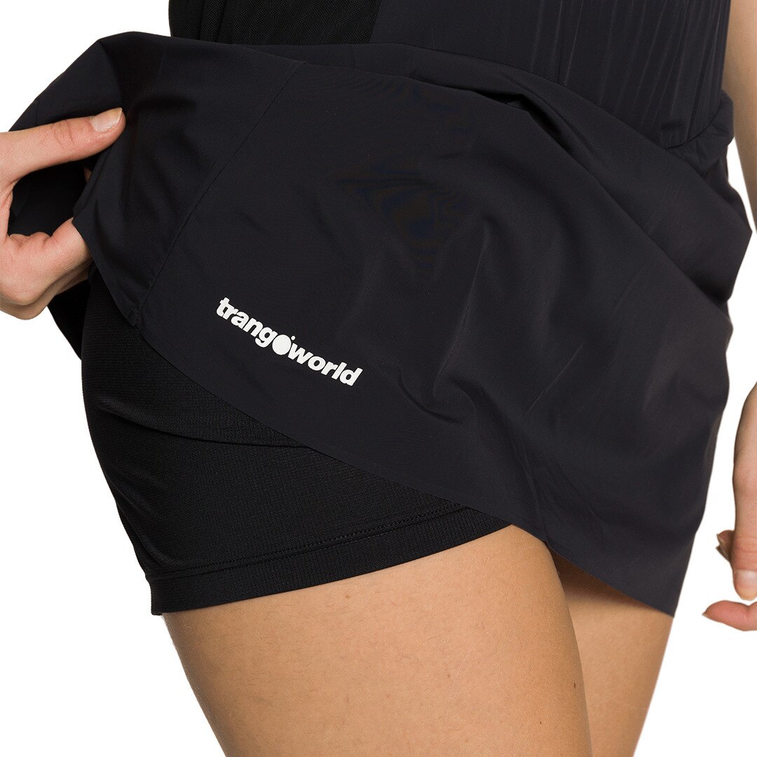 Imagen 4 de Falda de mujer Moreta Trangoworld - Negro mate Negro mate