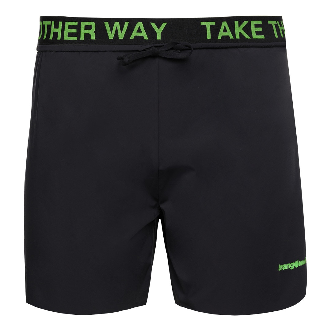 Short de hombre Servoz Trangoworld - Negro mate Negro mate-1