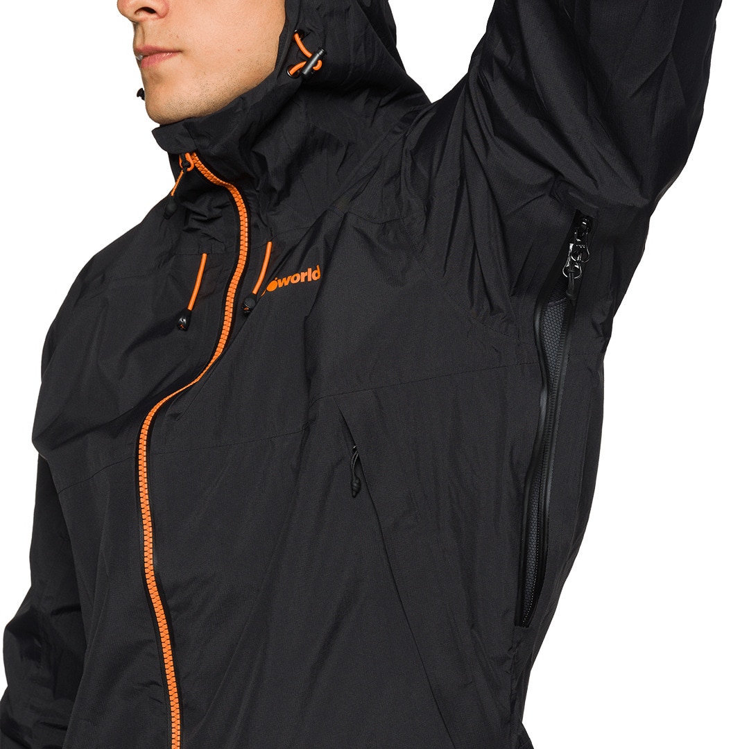 Chaqueta de hombre Kilimanjaro df Trangoworld - Negro Negro-5