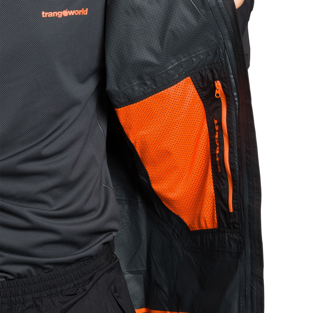 Chaqueta de hombre Kilimanjaro df Trangoworld - Negro Negro-10