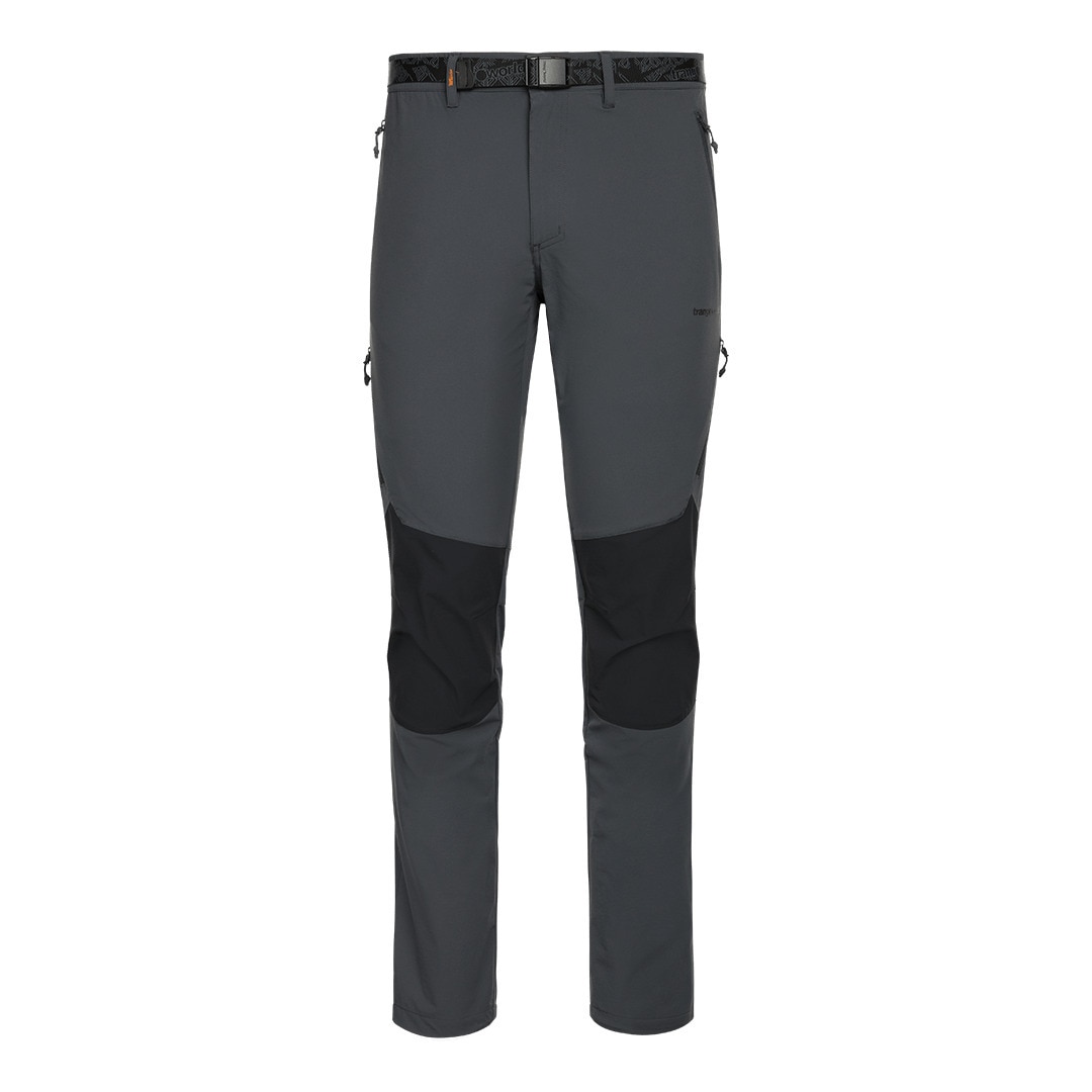 Pantalón de hombre Limoux Trangoworld - Gris / Negro Gris / Negro-1