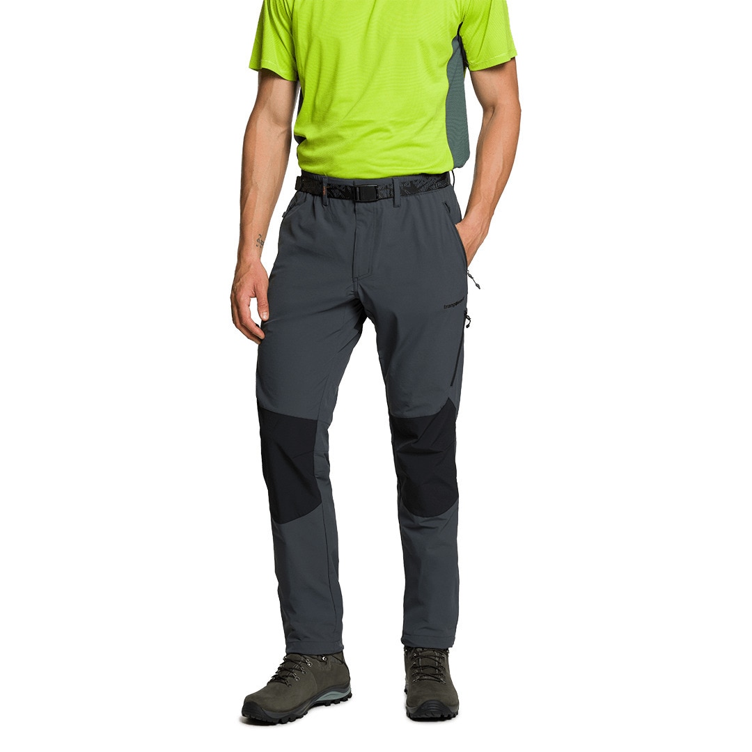 Pantalón de hombre Limoux Trangoworld - Gris / Negro Gris / Negro-2