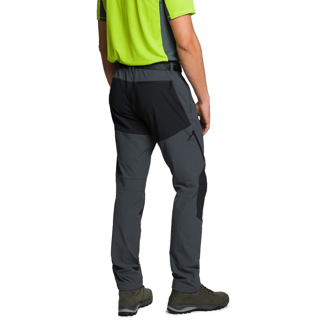 Pantalón de hombre Limoux Trangoworld - Gris / Negro Gris / Negro-3