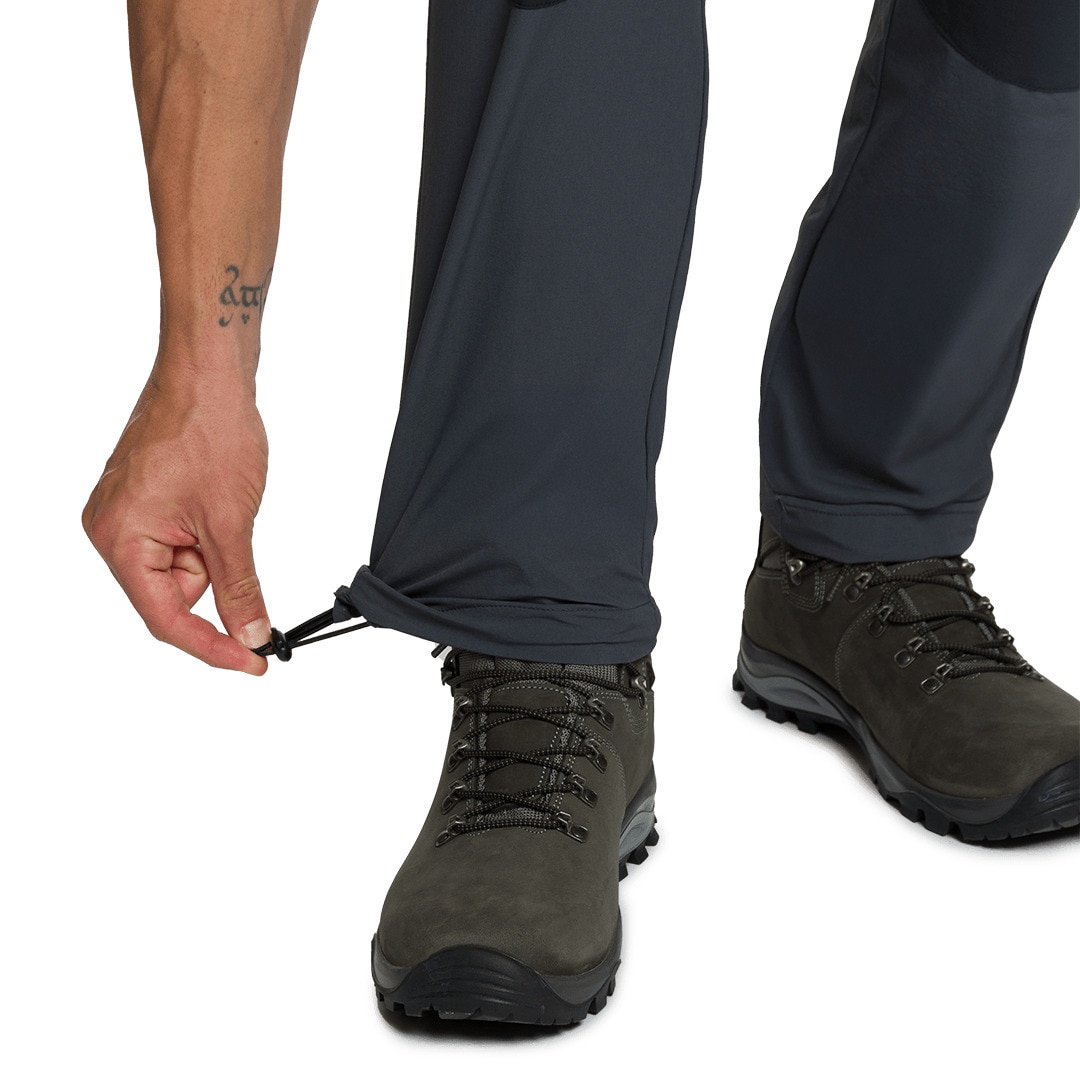 Pantalón de hombre Limoux Trangoworld - Gris / Negro Gris / Negro-6