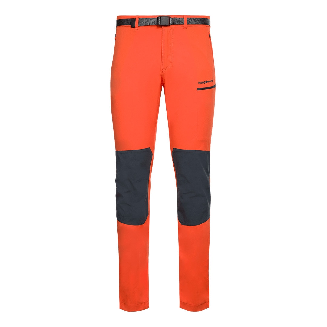 Pantalón largo de hombre Drohmo df Trangoworld - Naranja / Gris Naranja / Gris-1