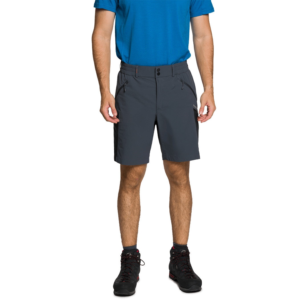 Pantalón corto de hombre Stuor df Trangoworld - Gris / Negro Gris / Negro-2