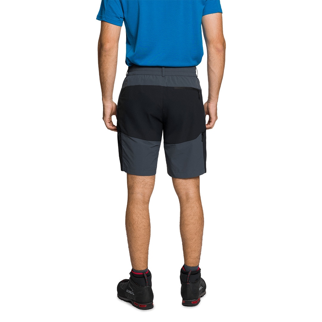 Pantalón corto de hombre Stuor df Trangoworld - Gris / Negro Gris / Negro-3