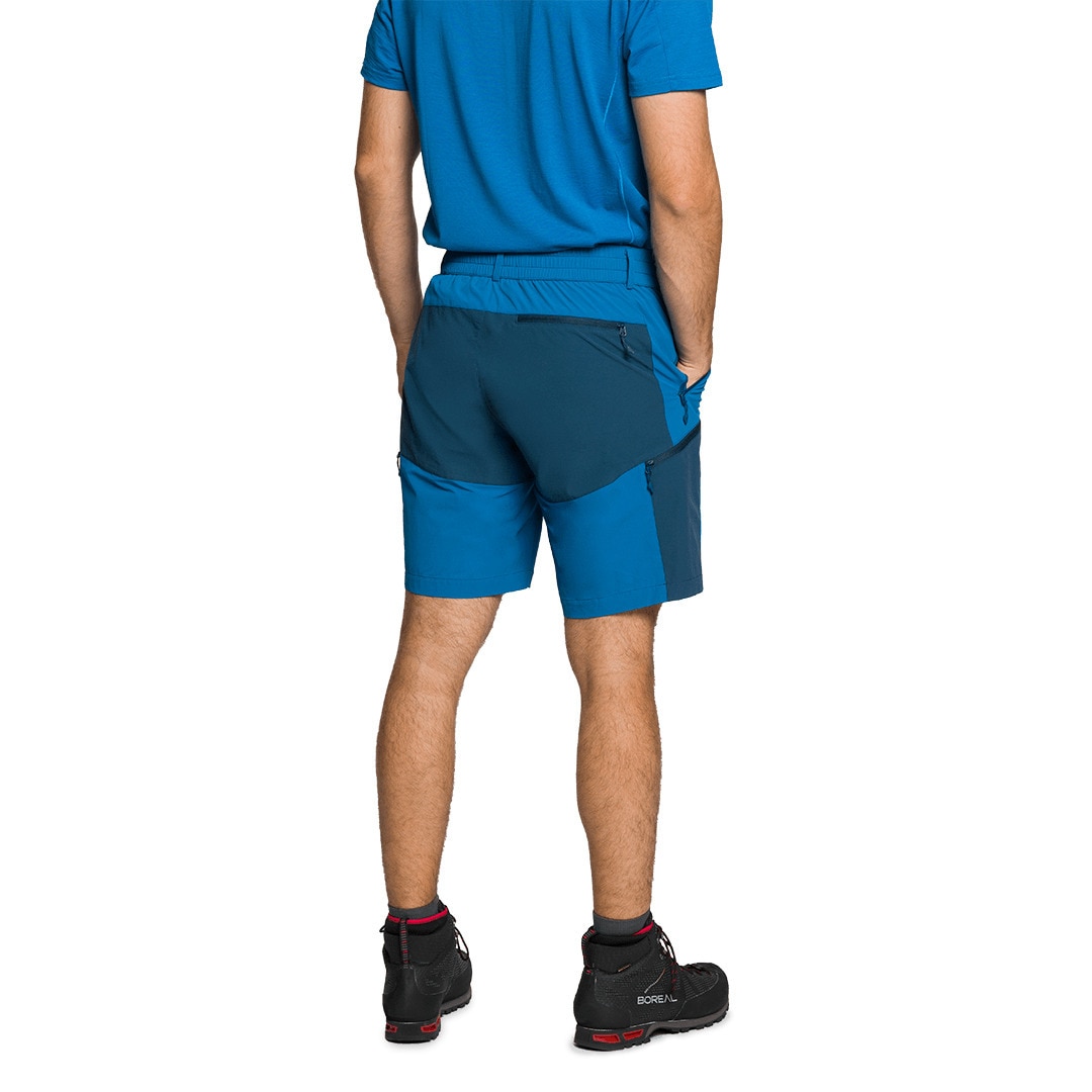 Pantalón corto de hombre Stuor df Trangoworld - Azul / Verde Azul / Verde-3