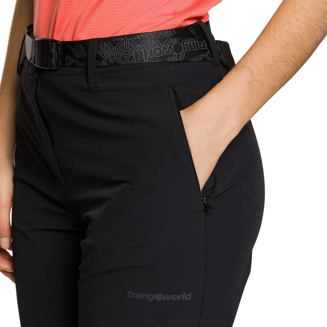 Pantalón de mujer Troyes Trangoworld - Negro Negro-4