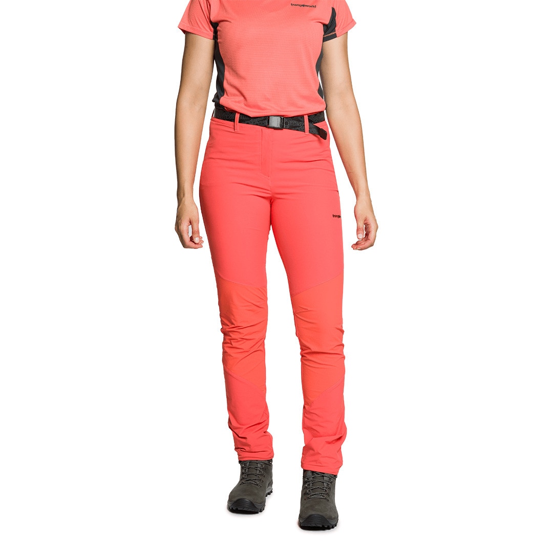 Pantalón de mujer Troyes Trangoworld - Coral Coral-2