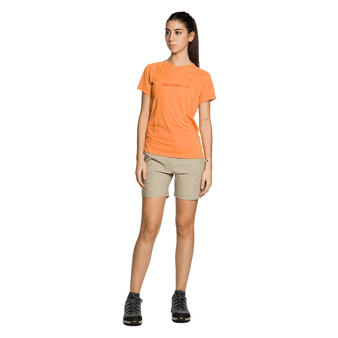 Camiseta de mujer Demba Trangoworld - Naranja claro Naranja claro-5