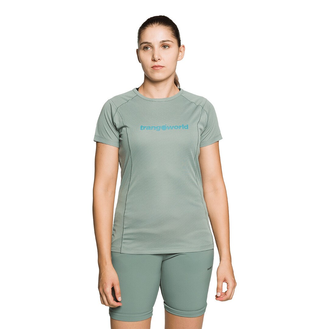 Camiseta de mujer Demba Trangoworld - Gris Gris-2