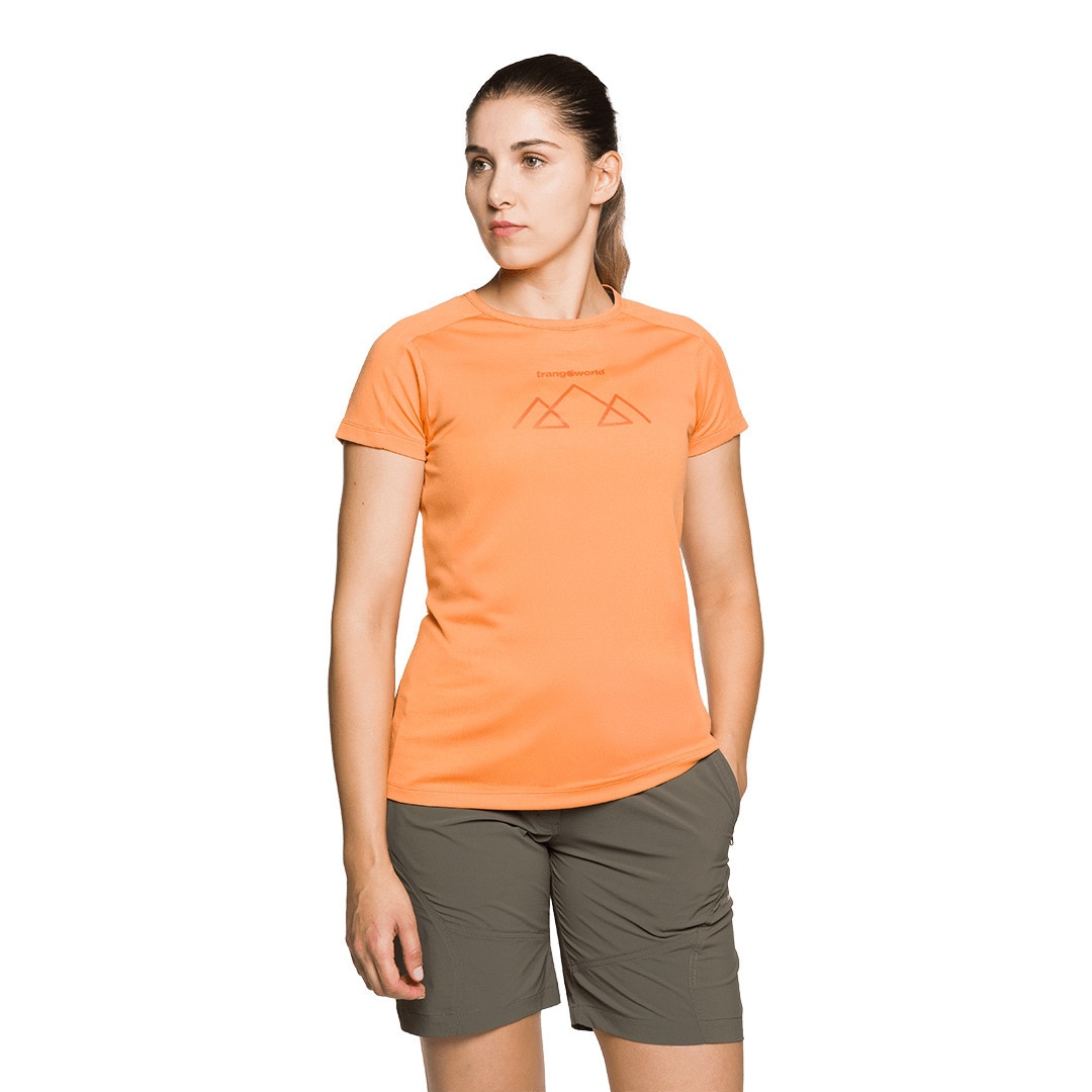 Camiseta de mujer Salur Trangoworld - Naranja claro Naranja claro-1