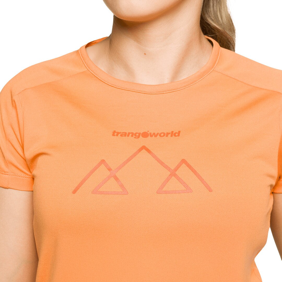 Camiseta de mujer Salur Trangoworld - Naranja claro Naranja claro-3