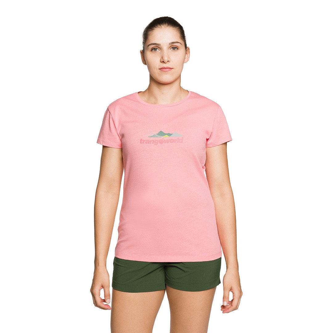 Camiseta de mujer Albacoa Trangoworld - Rosa Rosa-2