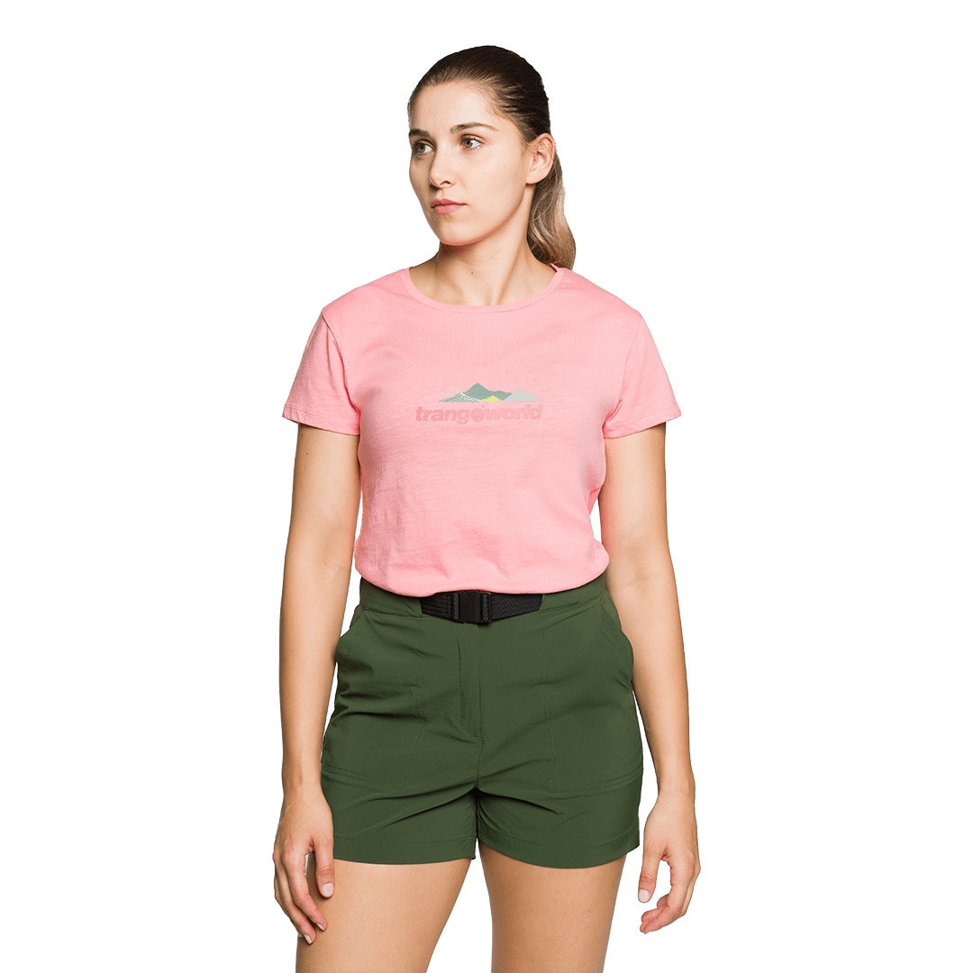 Camiseta de mujer Albacoa Trangoworld - Rosa Rosa-5