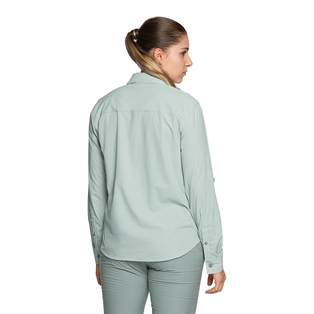 Camisa de mujer Ardones df Trangoworld - Azul claro Azul claro-3