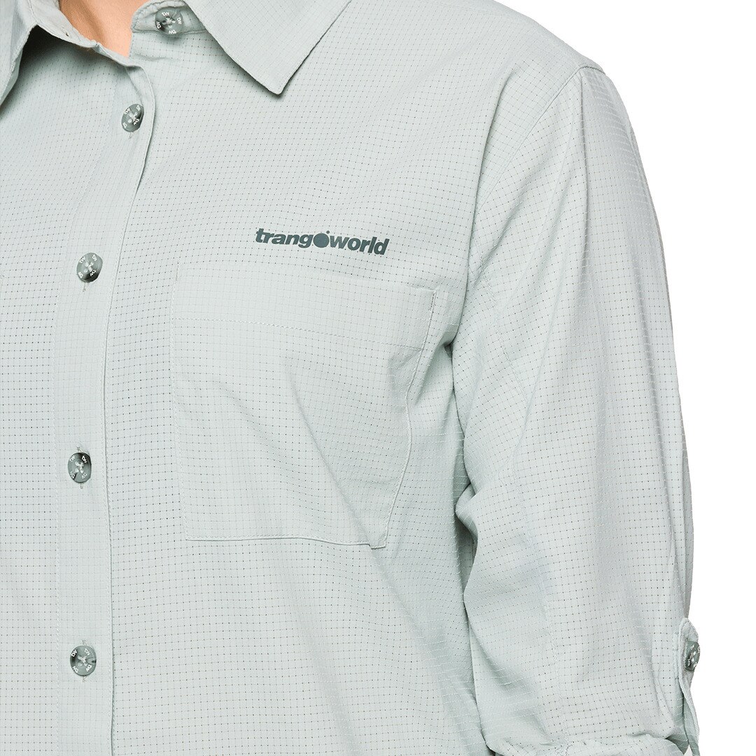 Camisa de mujer Ardones df Trangoworld - Azul claro Azul claro-4