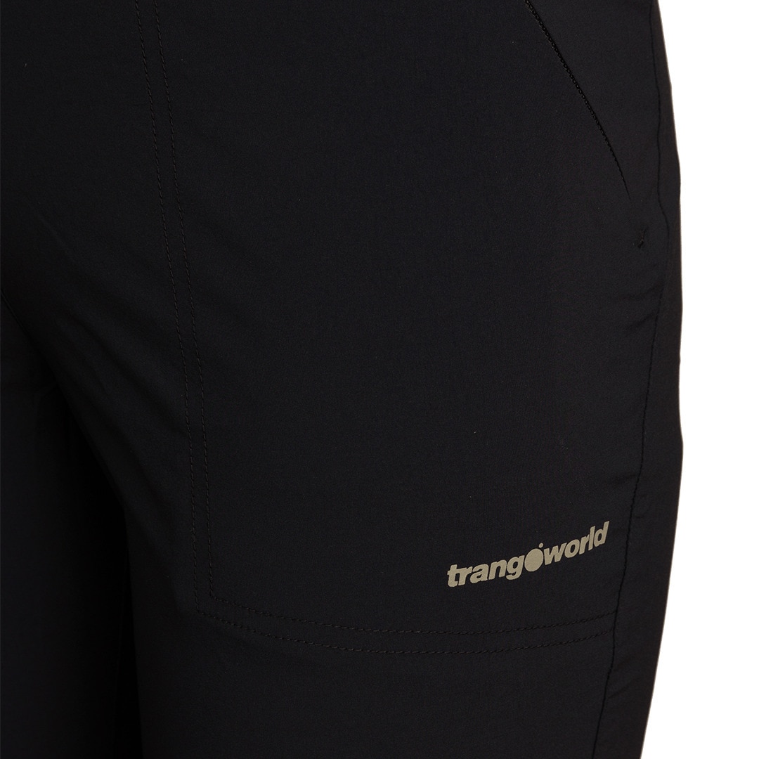 Pantalón pirata de mujer Nzilo Trangoworld - Negro Negro-5