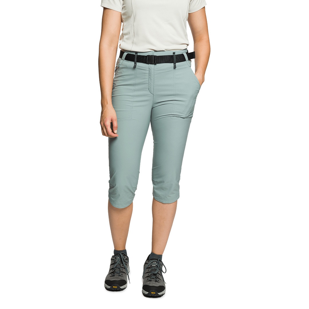 Imagen 0 de Pantalón pirata de mujer Nzilo Trangoworld Burdeos