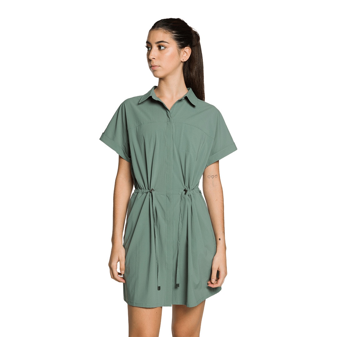 Vestido de mujer Odina Trangoworld - Gris Gris-2