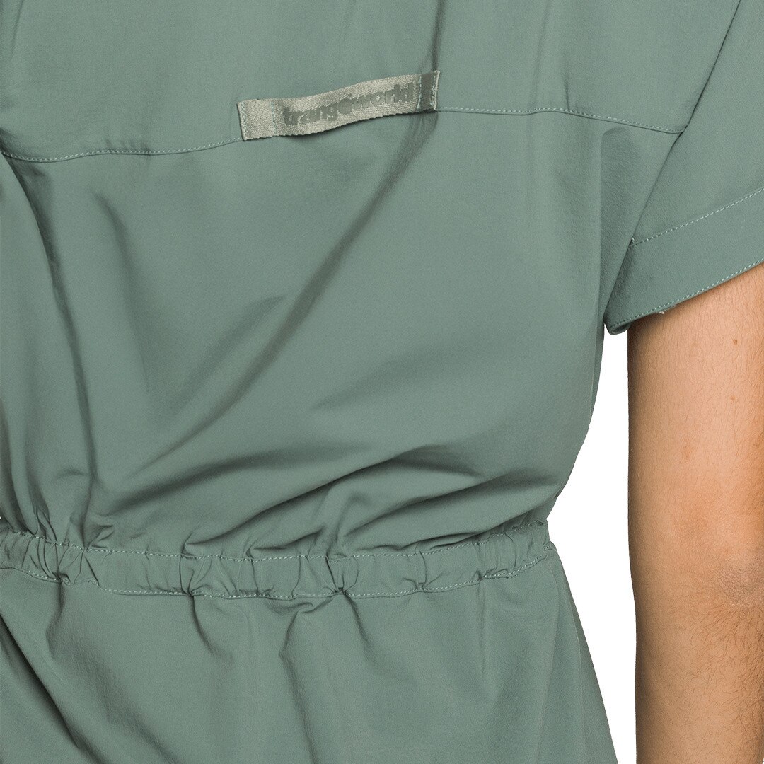 Vestido de mujer Odina Trangoworld - Gris Gris-4