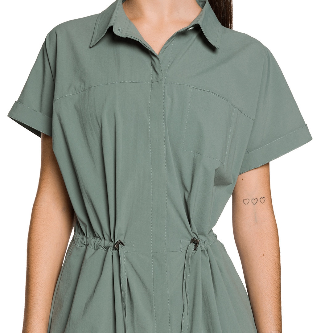 Vestido de mujer Odina Trangoworld - Gris Gris-5