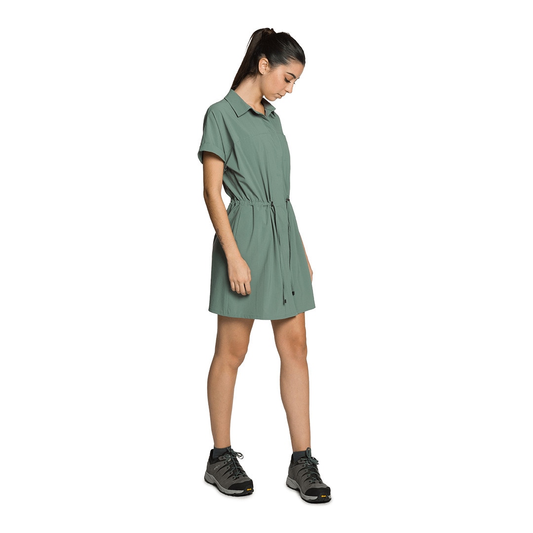 Vestido de mujer Odina Trangoworld - Gris Gris-6