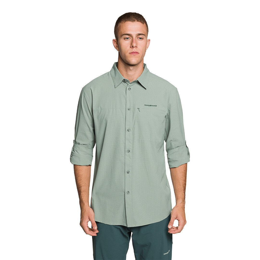 Camisa de hombre Vignemale df Trangoworld - Gris Gris-2