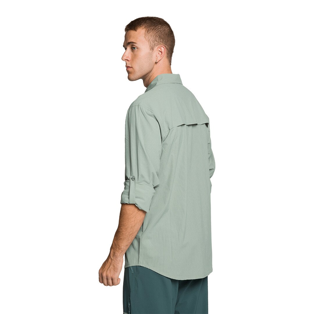 Camisa de hombre Vignemale df Trangoworld - Gris Gris-3