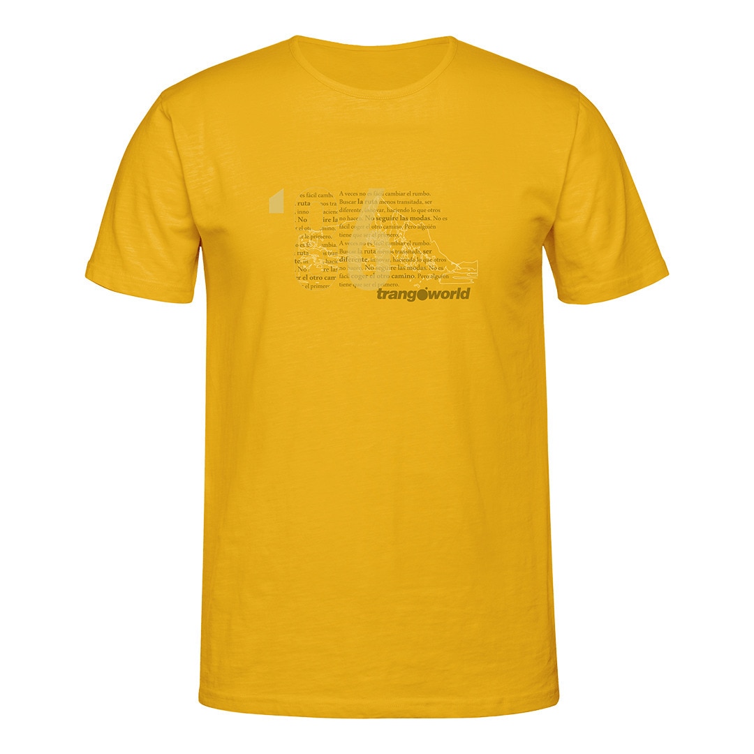 Imagen 0 de Camiseta de hombre Bayra Trangoworld Amarillo