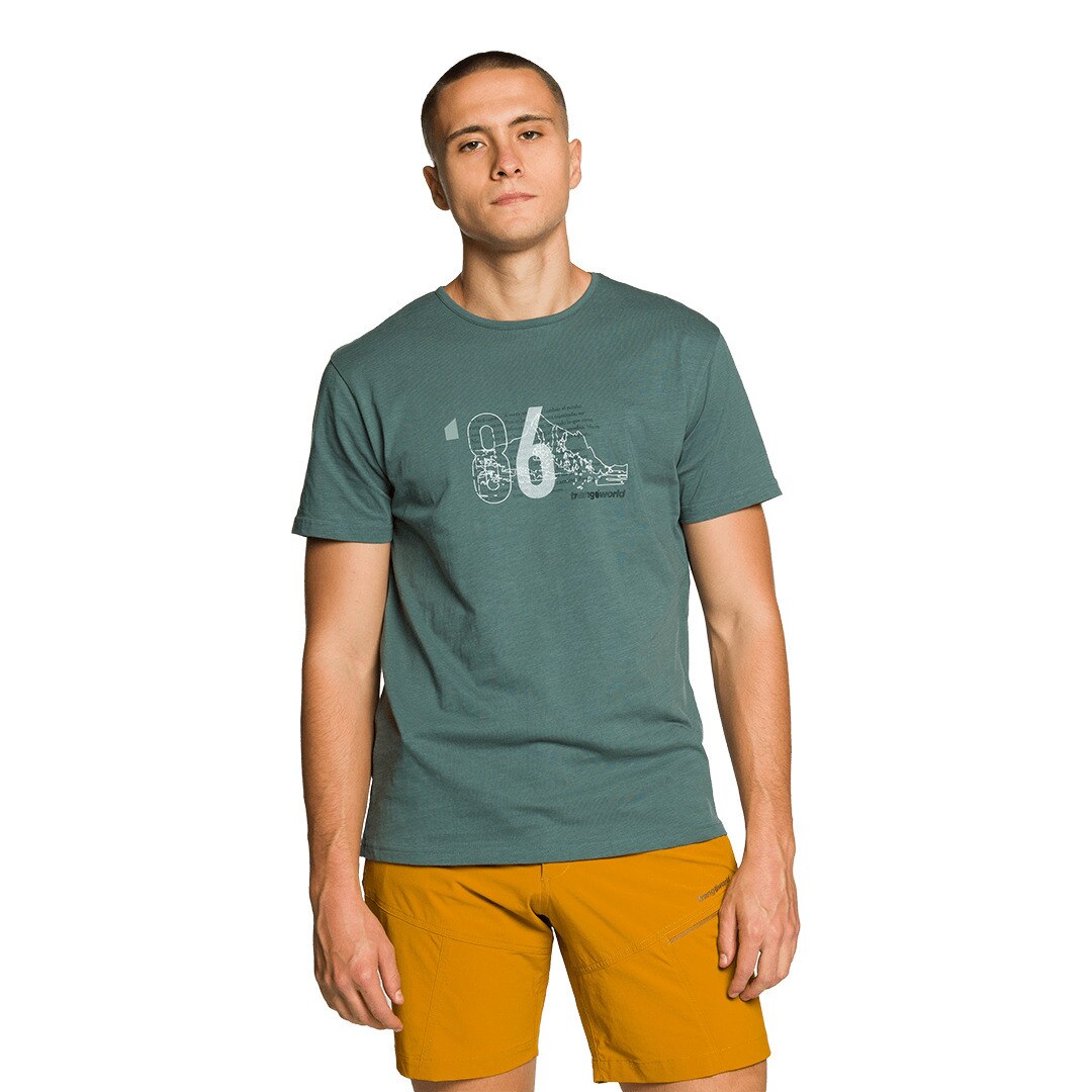 Camiseta de hombre Bayra Trangoworld - Verde Agua Verde Agua-2