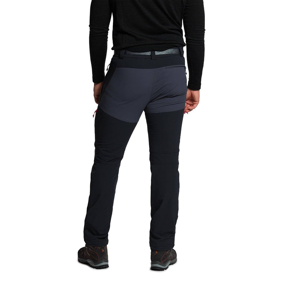 Pantalón largo de hombre Rovek v02 Trangoworld - Negro / Gris Negro / Gris-2