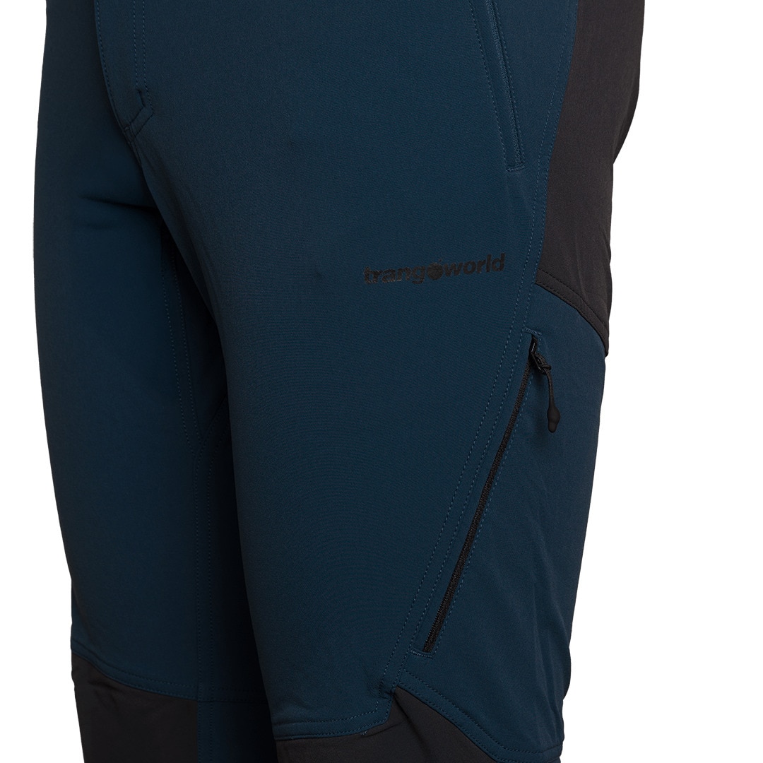 Pantalón largo de hombre Rovek v02 Trangoworld - Azul / Negro Azul / Negro-4