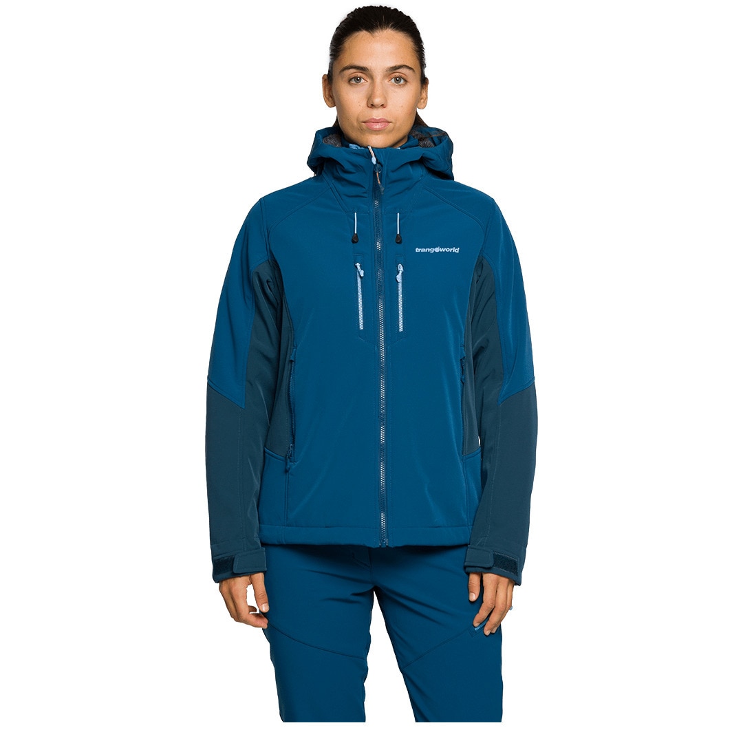 Chaqueta de mujer Segnes Trangoworld - Azul / Verde Azul / Verde-1