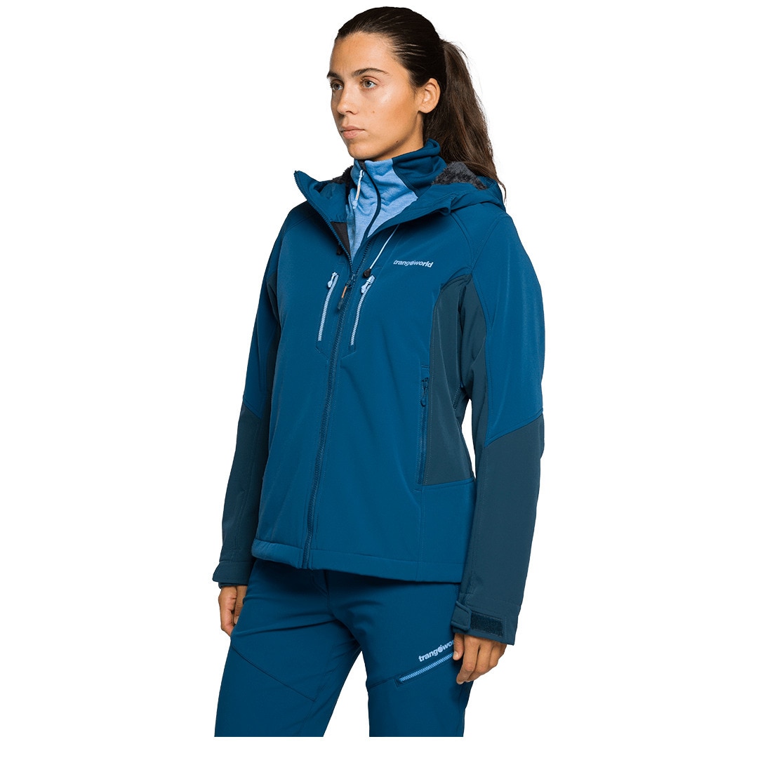 Chaqueta de mujer Segnes Trangoworld - Azul / Verde Azul / Verde-4
