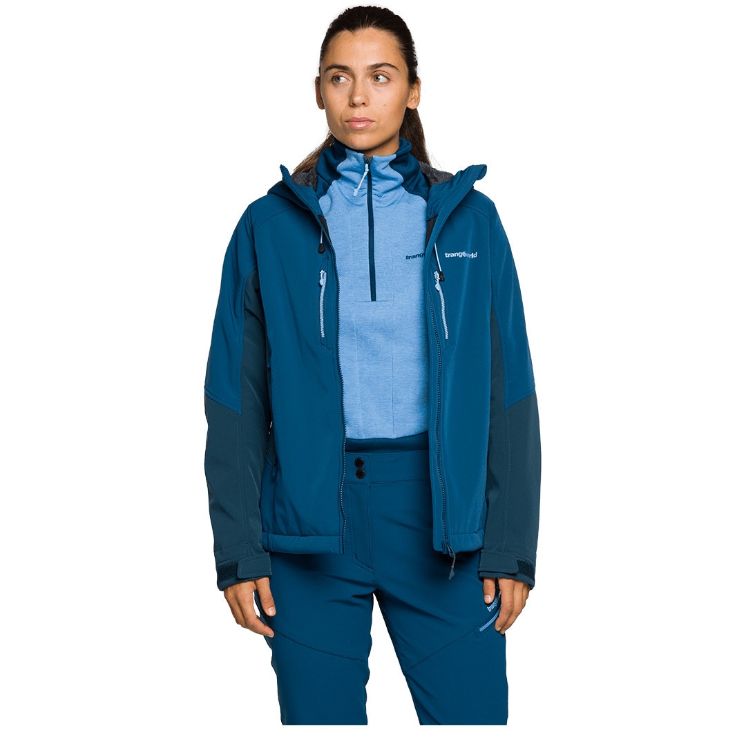 Chaqueta de mujer Segnes Trangoworld - Azul / Verde Azul / Verde-5
