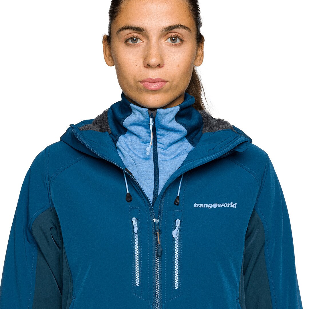Chaqueta de mujer Segnes Trangoworld - Azul / Verde Azul / Verde-6