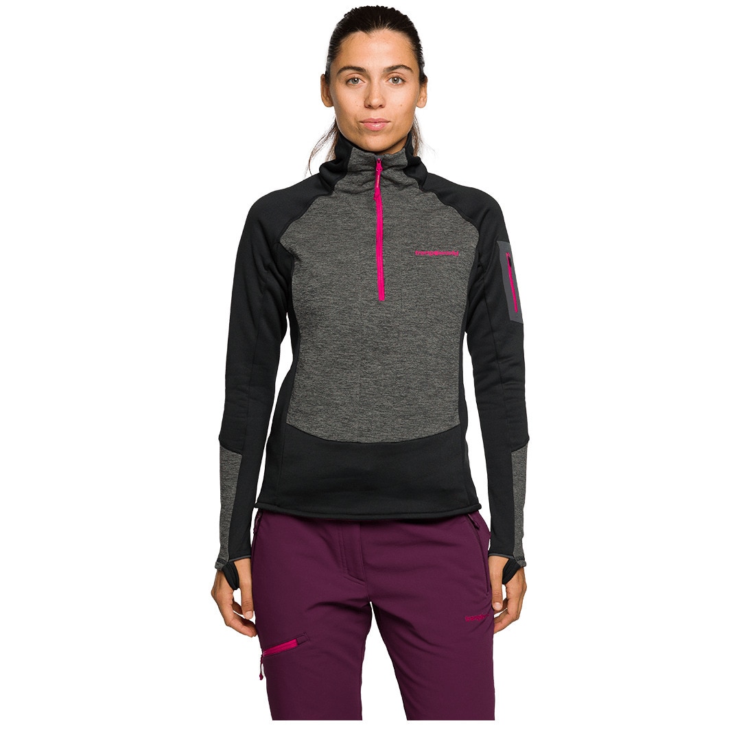 Forro polar de mujer Brenta Trangoworld - Negro Negro-1