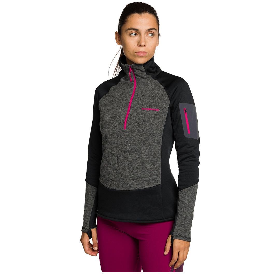 Forro polar de mujer Brenta Trangoworld - Negro Negro-3