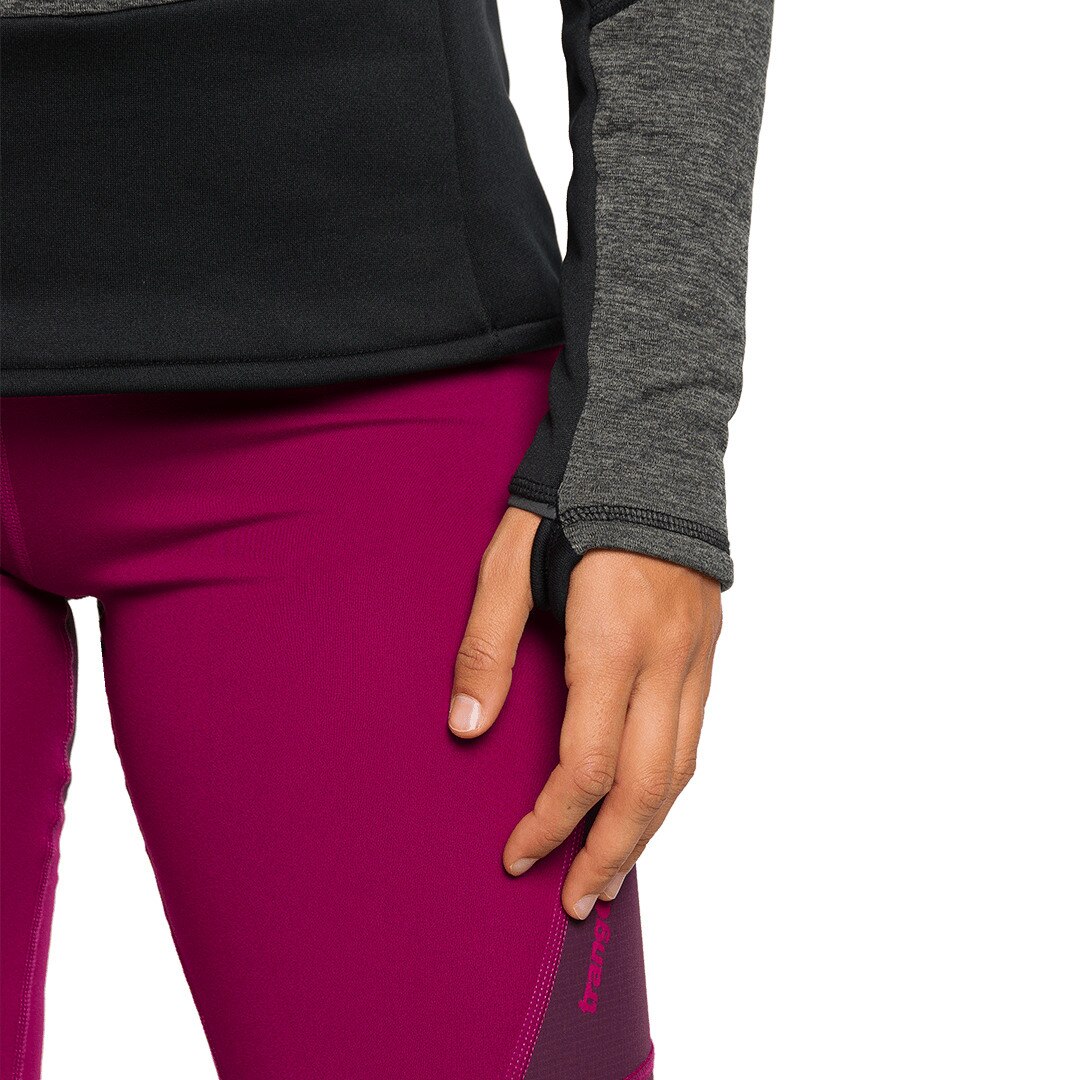 Forro polar de mujer Brenta Trangoworld - Negro Negro-4