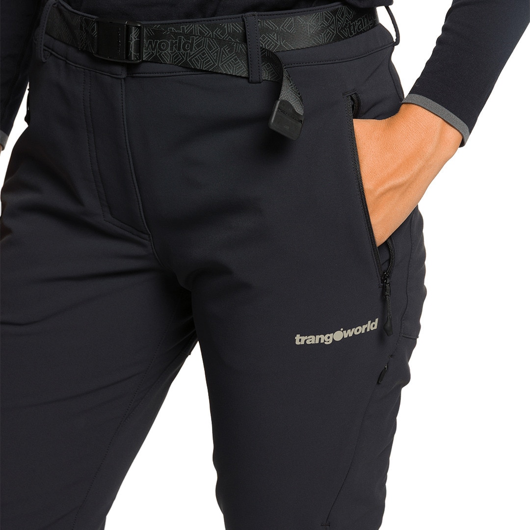 Pantalón largo de mujer Dunai extreme Trangoworld - Negro Negro-3