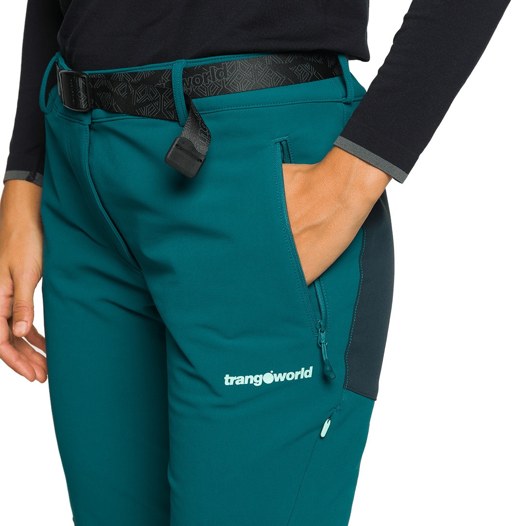 Pantalón largo de mujer Dunai extreme Trangoworld - Verde Verde-6