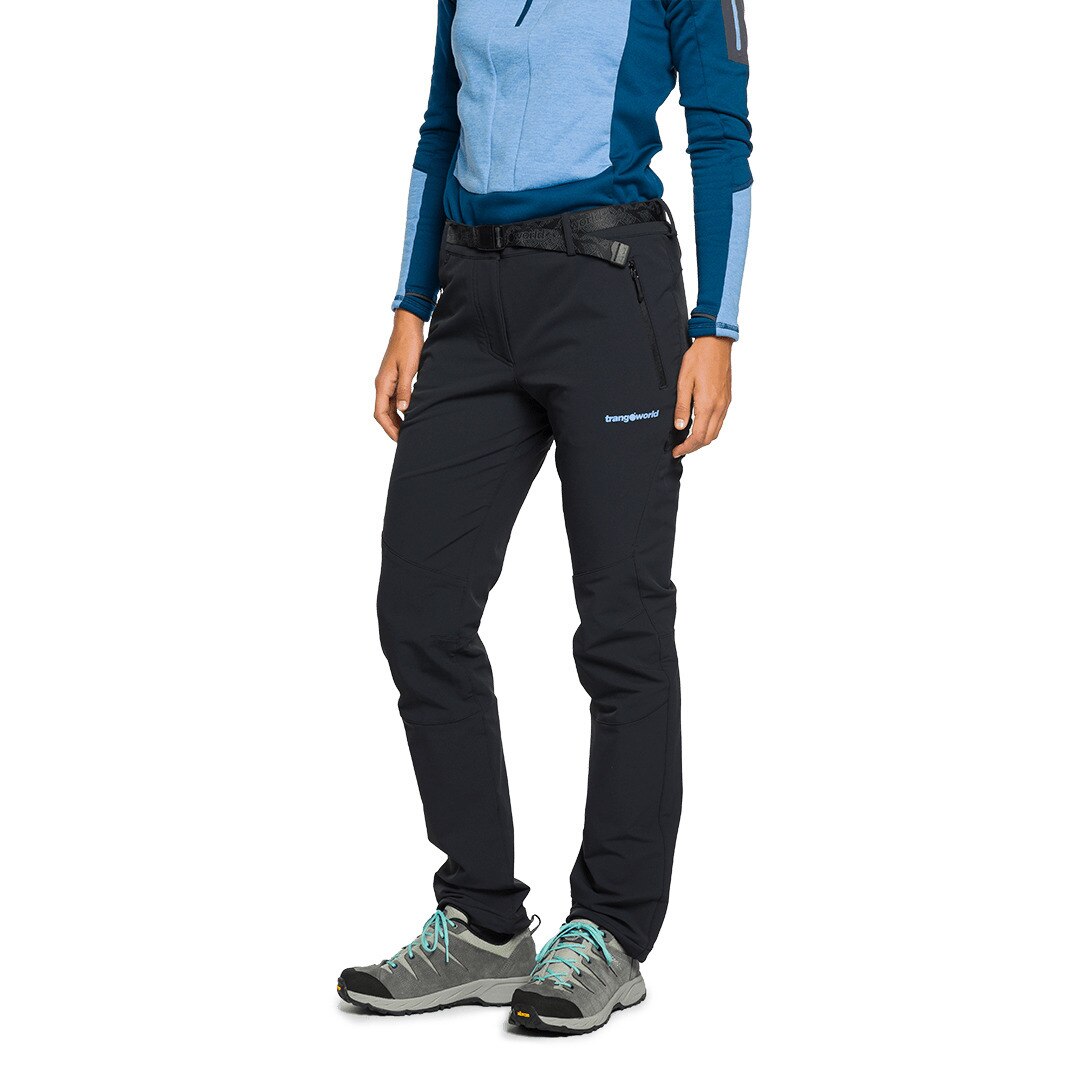 Pantalón largo de mujer Dunai v02 Trangoworld - Negro Negro-3