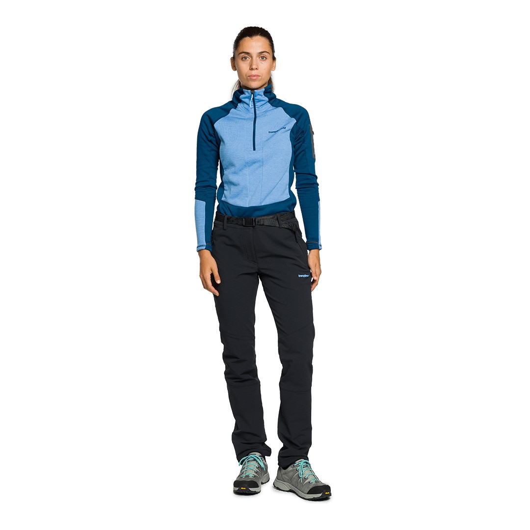 Pantalón largo de mujer Dunai v02 Trangoworld - Negro Negro-8
