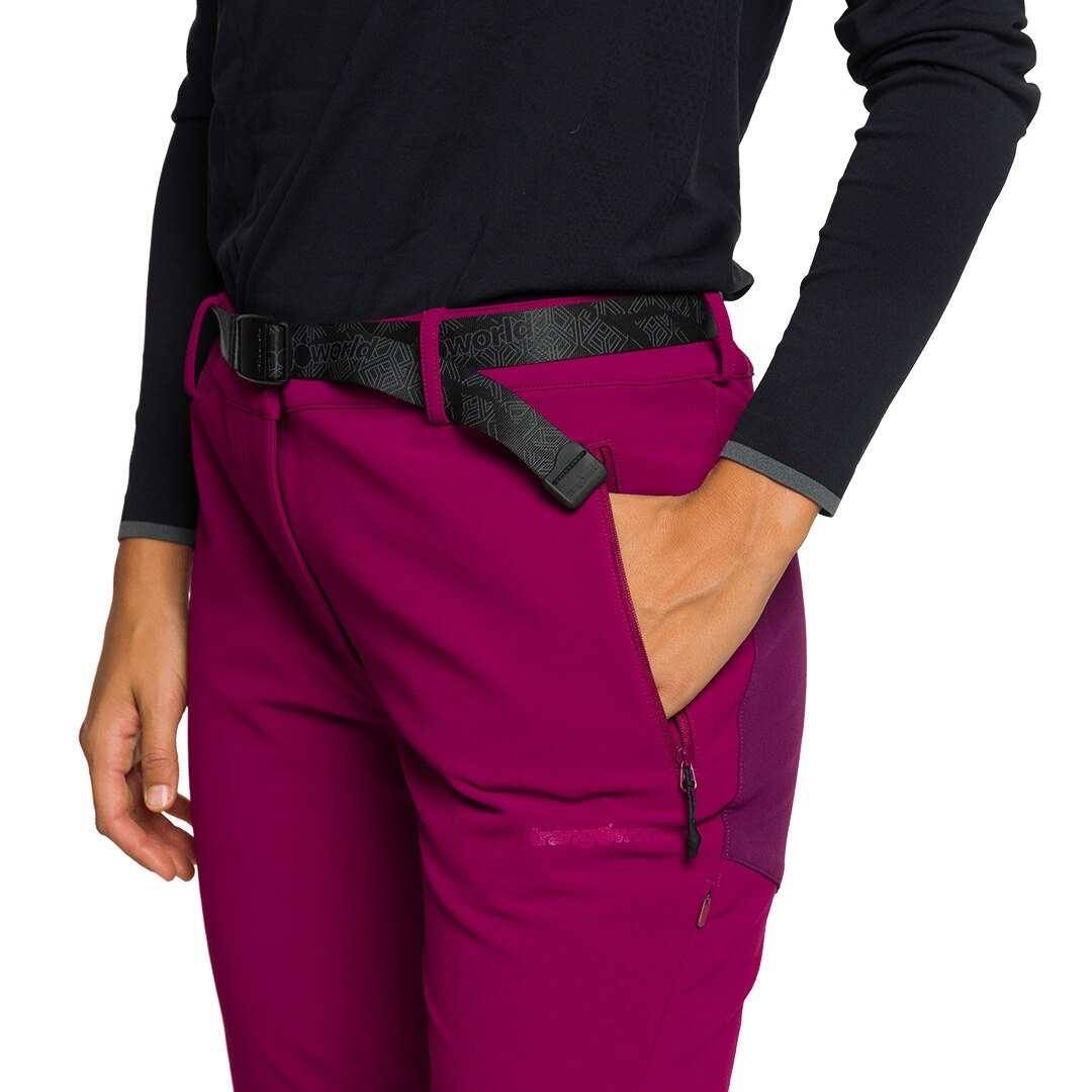 Pantalón largo de mujer Dunai v02 Trangoworld - Morado Morado-3