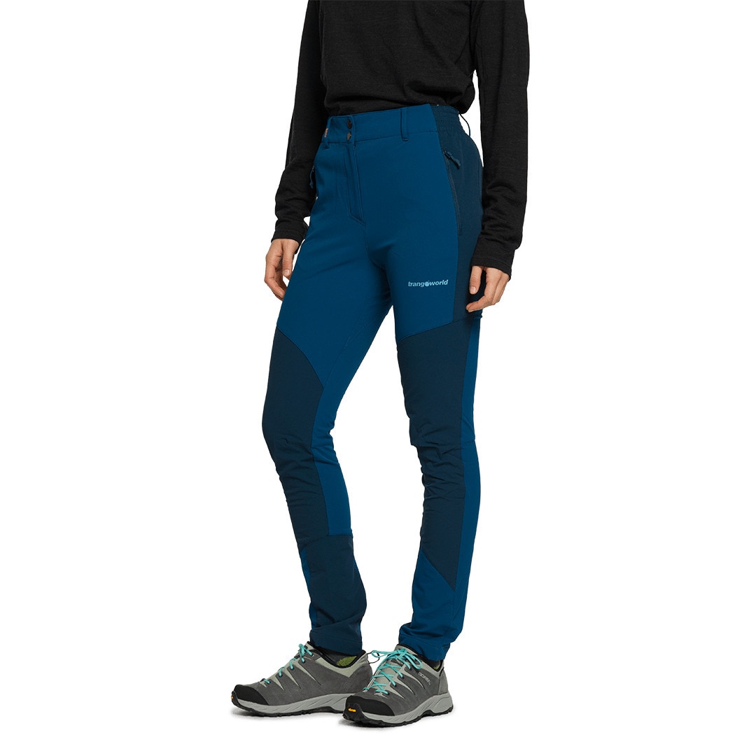 Pantalón largo de mujer Arches Trangoworld - Azul / Verde Azul / Verde-3